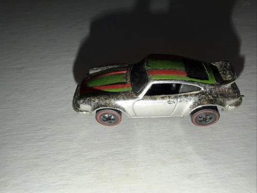 VINTAGE HOTWHEELS REDLINE P-911 CHROME MATTEL 1976 SUPER CHROMES PORSCHE CARRERA