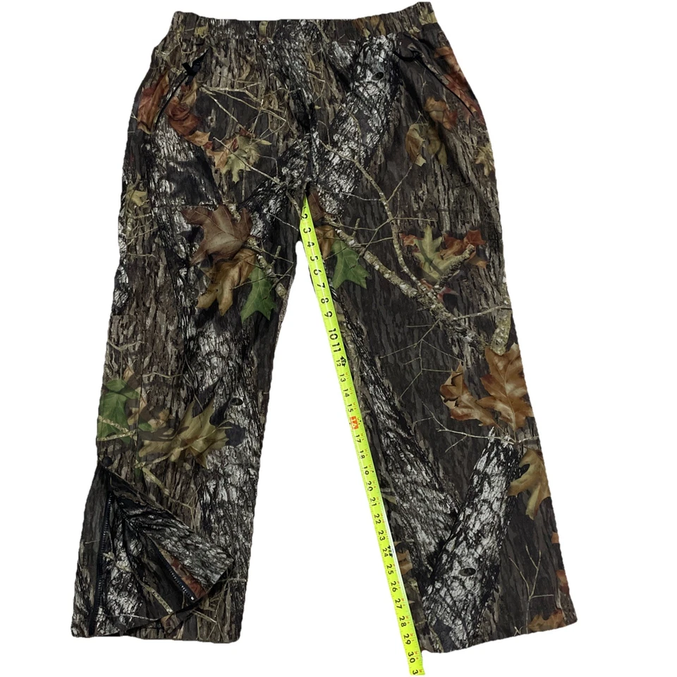 Cabelas Hunting Pants 36-44x30 Green GoreTex Camo Mossy Oak Break Up Lined - Image 3 of 4