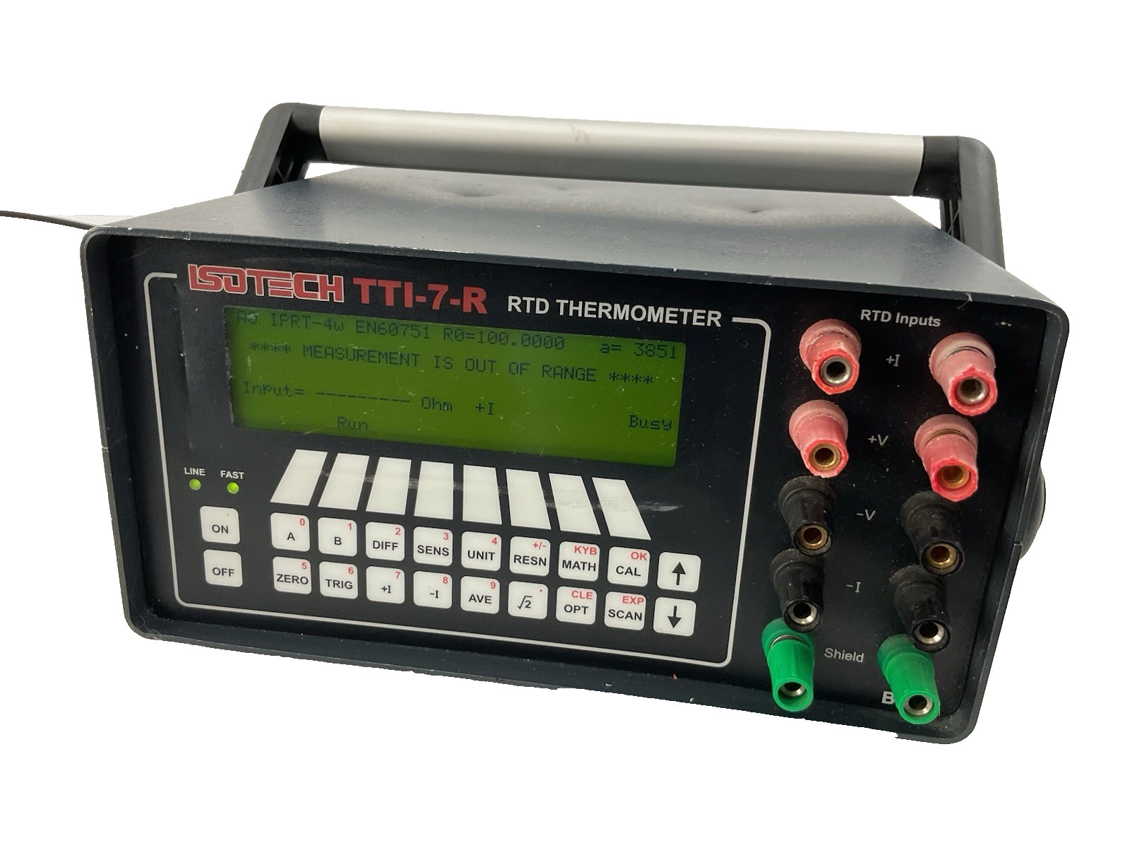 Isotech TTI-7-R Precision Digital RTD Thermometer Pt100 PRT Thermocouple Lab