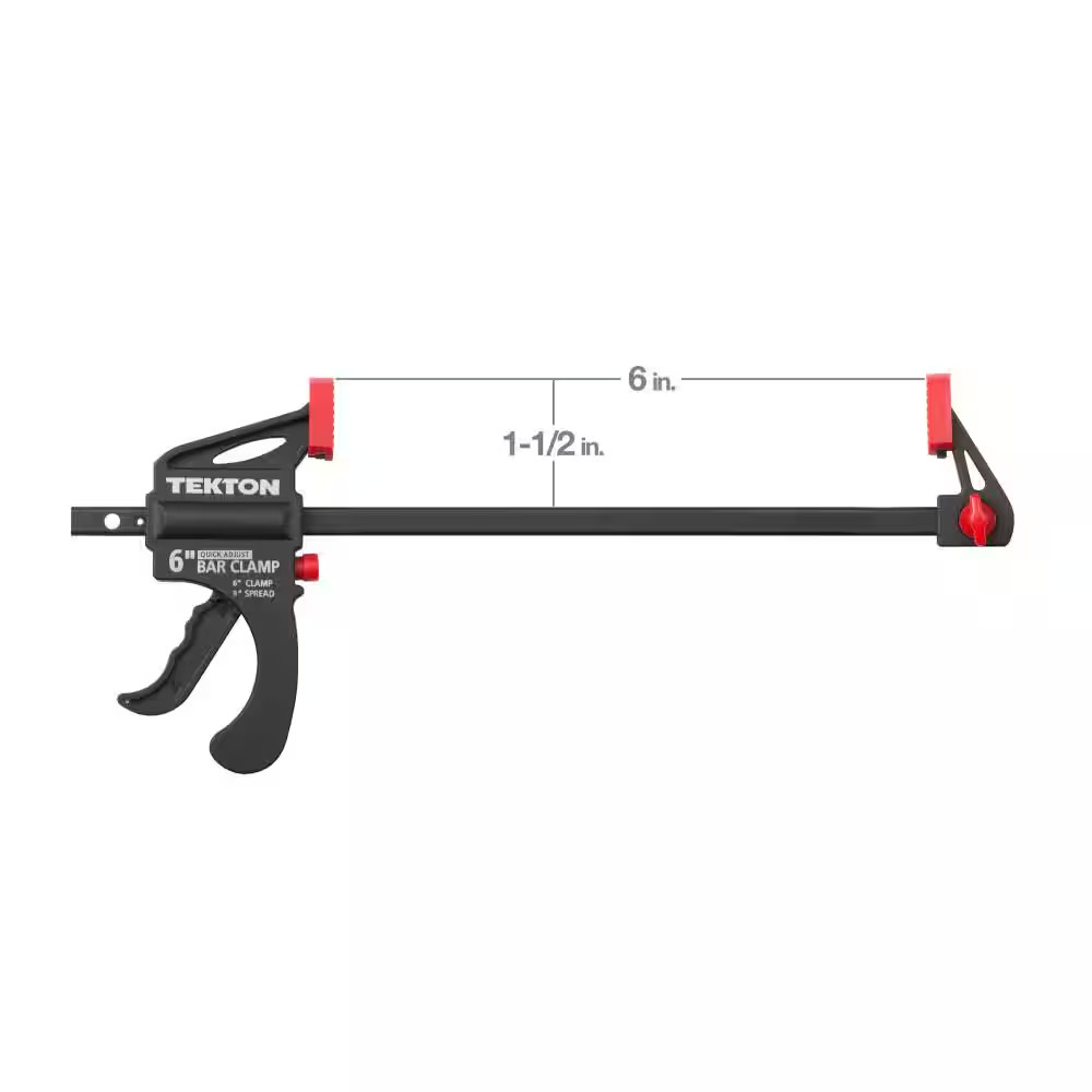 6 In. Ratchet Bar Clamp / 9 In. Spreader