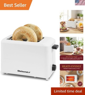 ECT-1027 Cool Touch Toaster, 7 Toast Settings Cancel Functions, Slide Out Cru...
