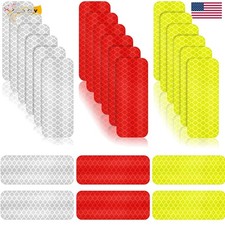 Warning Reflective Tape Stickers Safety Waterproof Outdoor Night Visibility A...