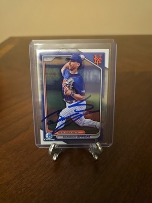 2024 BRANDON SPROAT  BOWMAN CHROME IP AUTO signed     