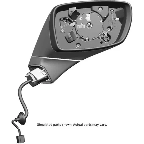 Genuine GM Primed Passenger Side Door Mirror Housing 84908919