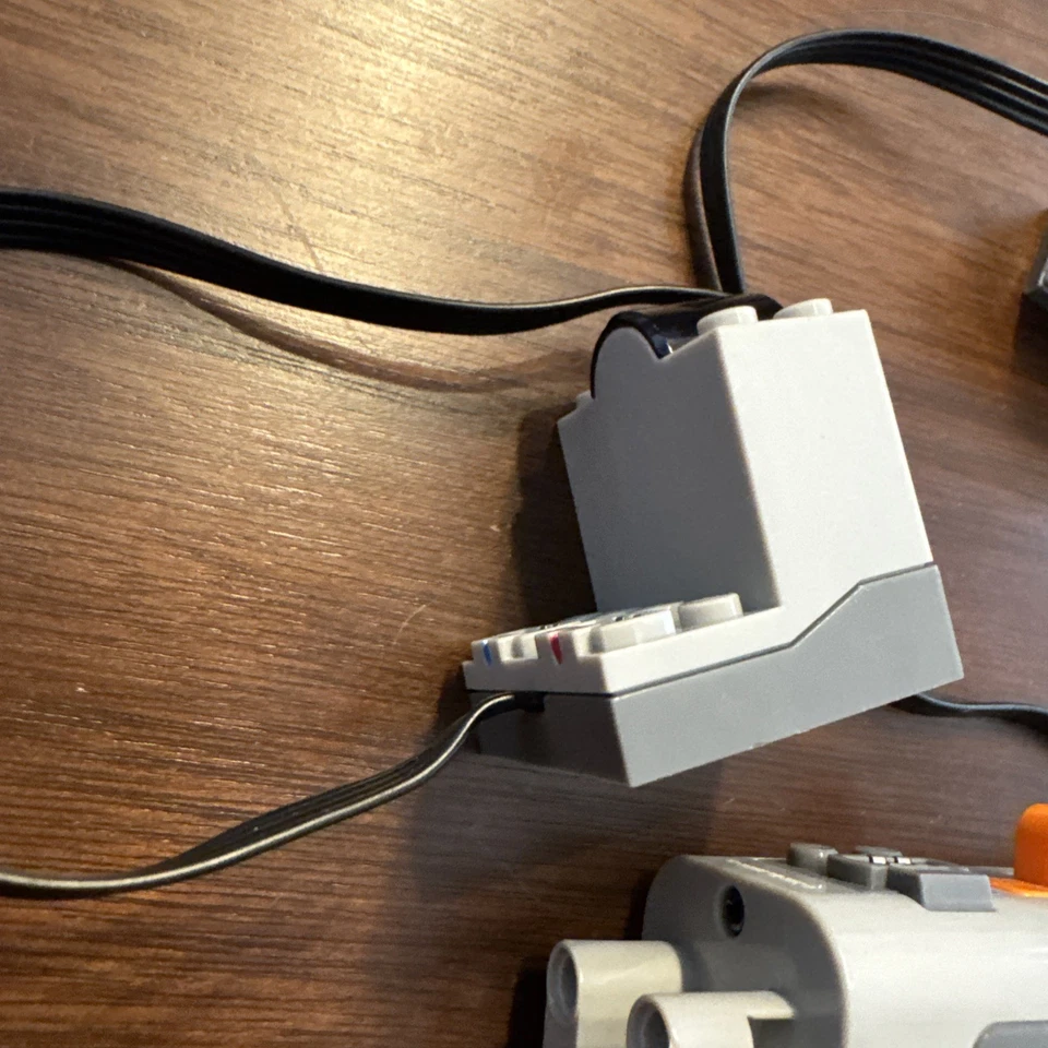 Lego Power Functions Battery Box, Lights, Motor, And Switch Set Lot - Image 3 of 4