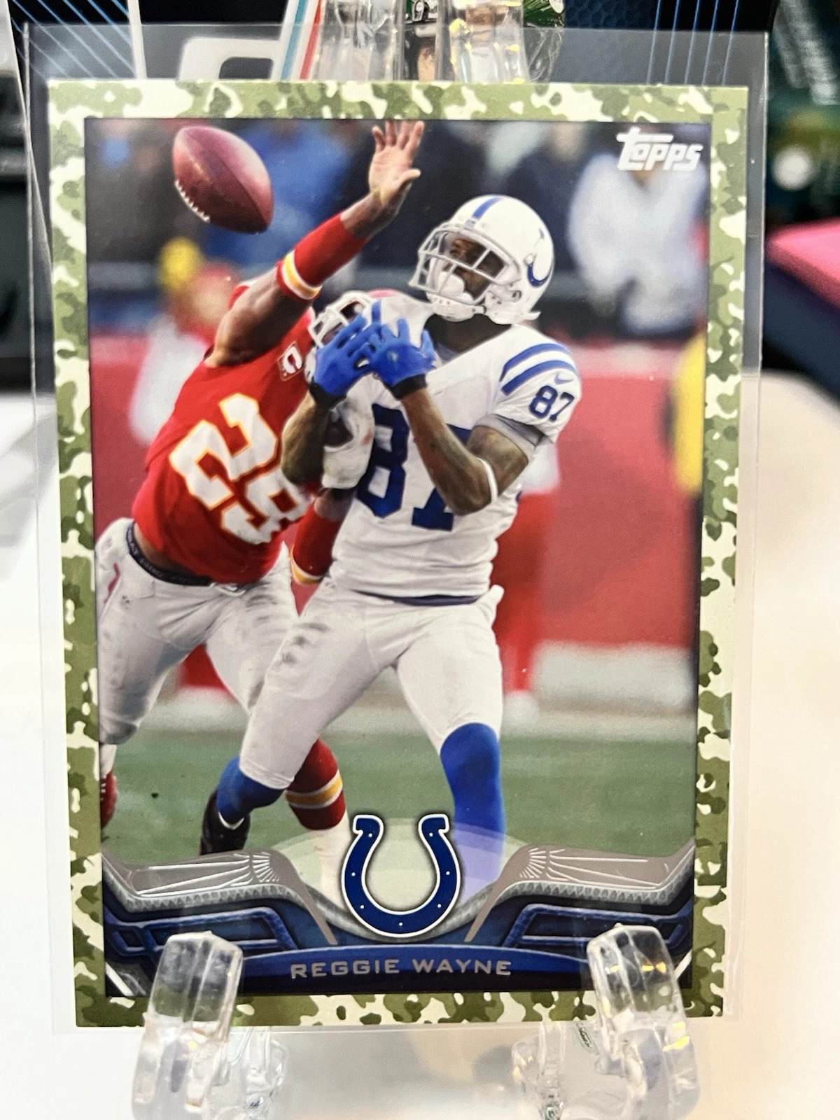 Reggie Wayne trading card