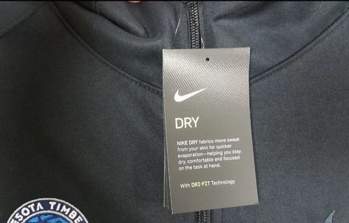 NIKE MINNESOTA TIMBERWOLVES TEAM ISSUED SWEATSUIT HOODIE +PANTS BLACK (SIZE XLT) - Picture 6 of 10