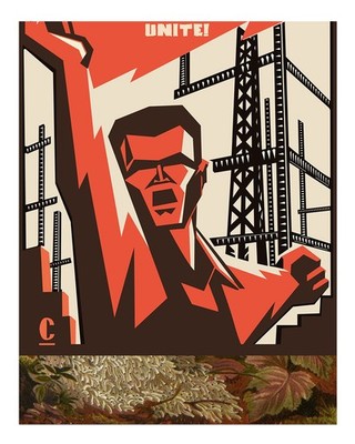 Revolution�re Wandkunst Erm�chtigendes Industriedesign Modern Industri