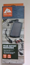 Ozark Trail 12V 2.5W Portable Solar Battery Maintainer Black NEW In the Box