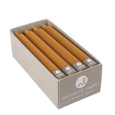 Northern Lights Candles - 7" 12pk Tapers - Caramel - 71742