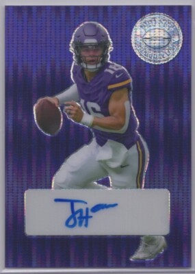 2023 Leaf Pro Set Metal Jaren Hall Purple Pulsar Platinum Auto #2/6 Color Match 