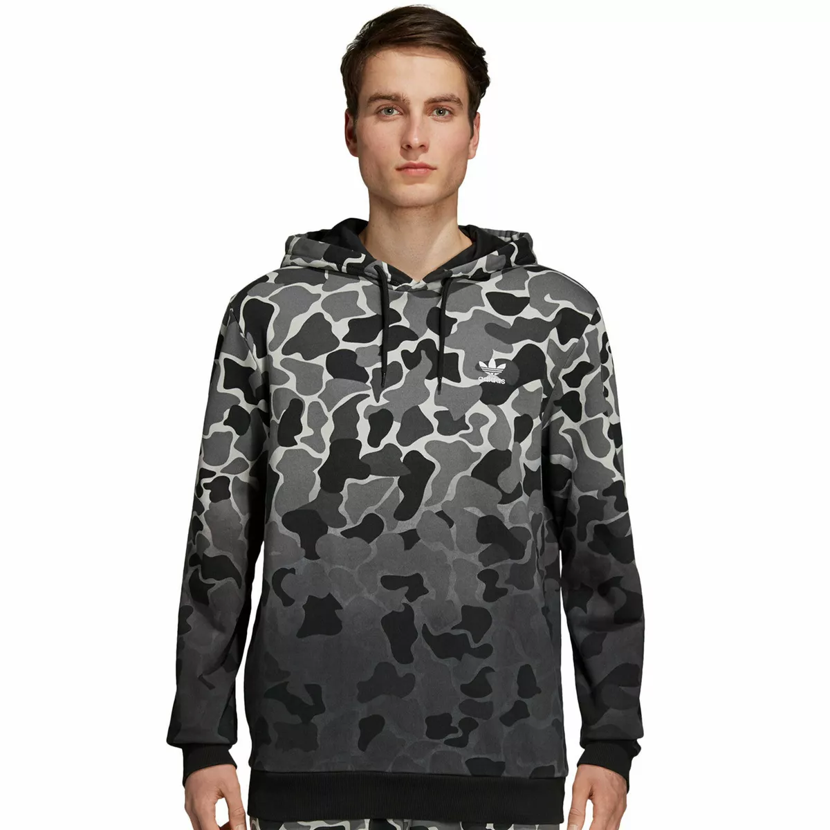 Adidas white camo hoodie sales