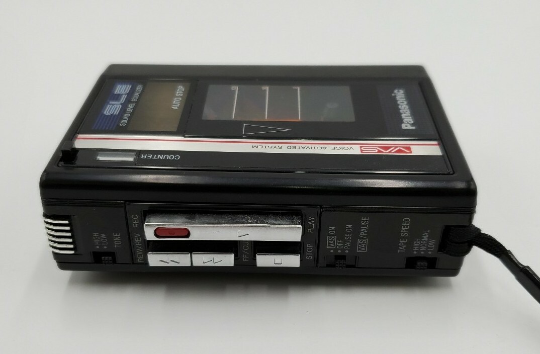 Vintage Panasonic Voice Activated System RQ-330 Cassette Tape