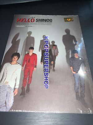SHINee 2nd Album Repackage Hello CD Photobook New Sealed Rare OOP