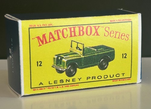 Matchbox Lesney G-5 Military Vehcules Set Empty Repro Box Set + 6 Empty Box - Picture 7 of 9