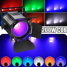 200W COB LED Stage Par Can Light DMX DJ Audience Blinder Disco Party Beam Lights
