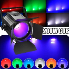 200W COB LED Stage Par Can Light DMX DJ Audience Blinder Disco Party Beam Lights