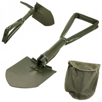 VERK GROUP PALA BADILE PICCONE SEGA ACCIAIO CAMPEGGIO GIARDINAGGIO PIEGHEVOLE CON CUSTODIA*