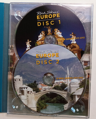 DVD Rick Steves' Europe 10 New Shows (2011-2012) used tested | eBay