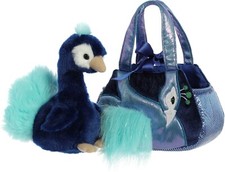 Aurora - Fancy Pals - 7" Mora Peacock Fashionable Stuffed Animal