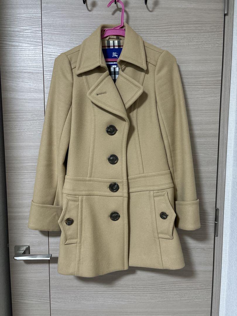 Burberry Brulee Beige Half Coat Women's #D2711A