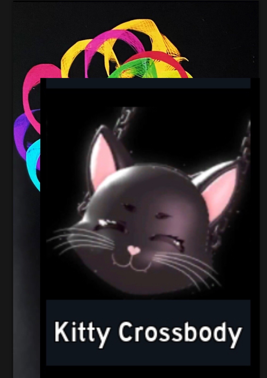 Custom pic with free Kitty crossbody Royale High eBay