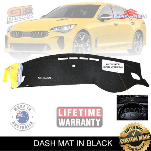 Dash Mat for Kia Stinger CK "with HUD" S GT Si GTLine 9/20172024