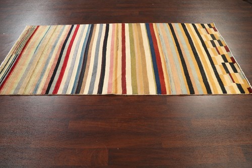 Premium Quality Gabbeh Kashkoli Wool Area Rug - Timeless Style" 4x8 ft - Picture 15 of 21