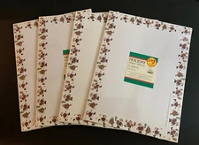 Vintage Printer Paper Santa Christmas 4 sealed pkgs 100 sheets Paper Images
