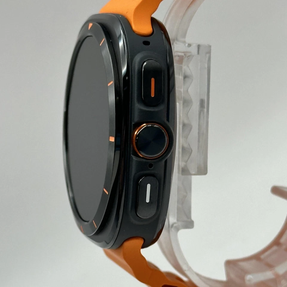 Samsung Galaxy Watch Ultra Black Titanium 47mm w/ Orange Marine (LTE)- Excellent - Image 3 of 4