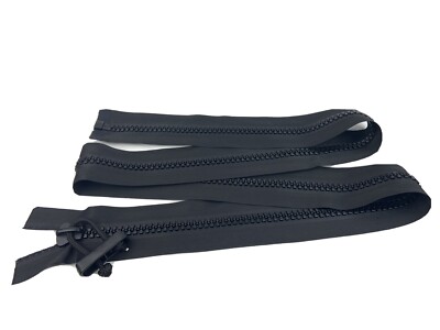 Paskal Black Extra long Zippers 185cm - 73 inch