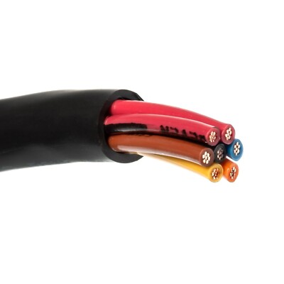 500' 16/7 VNTC Tray Cable Type TC-ER Power Control Wire PVC Jacket Black 600V
