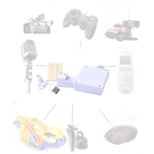 USB Plug Fast Battery Charger For AA AAA Rechargeable Batteries 4♘ Slots E4J3 - Picture 7 of 7