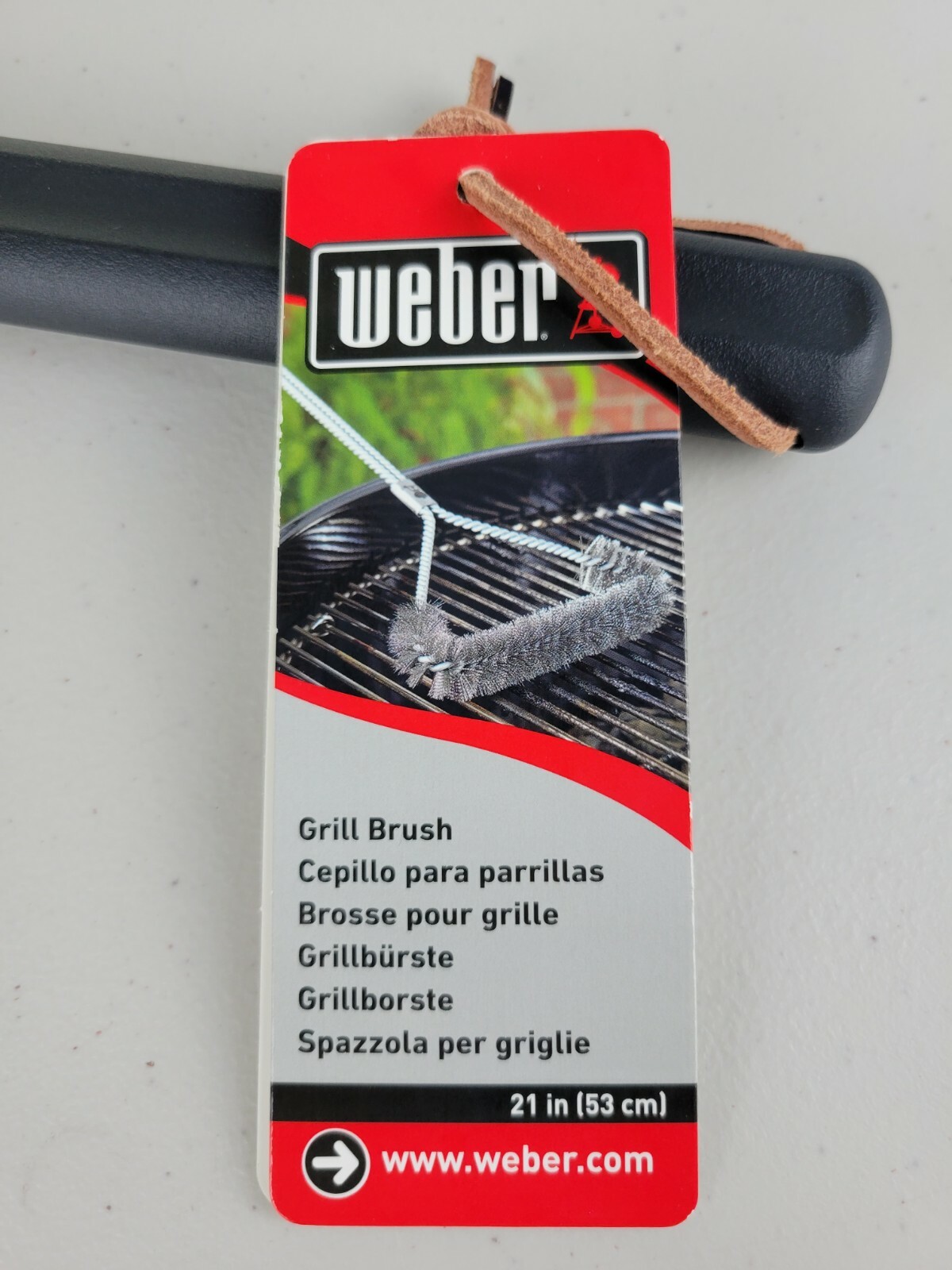 er Grill Brush 21 Inch Three Sided Stainless Steel Tool Plastic