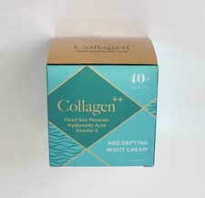 EDOM 40 Dead Sea Mineral Collagen Night Cream w/ Hyaluronic Acid  Vitamin E NIB