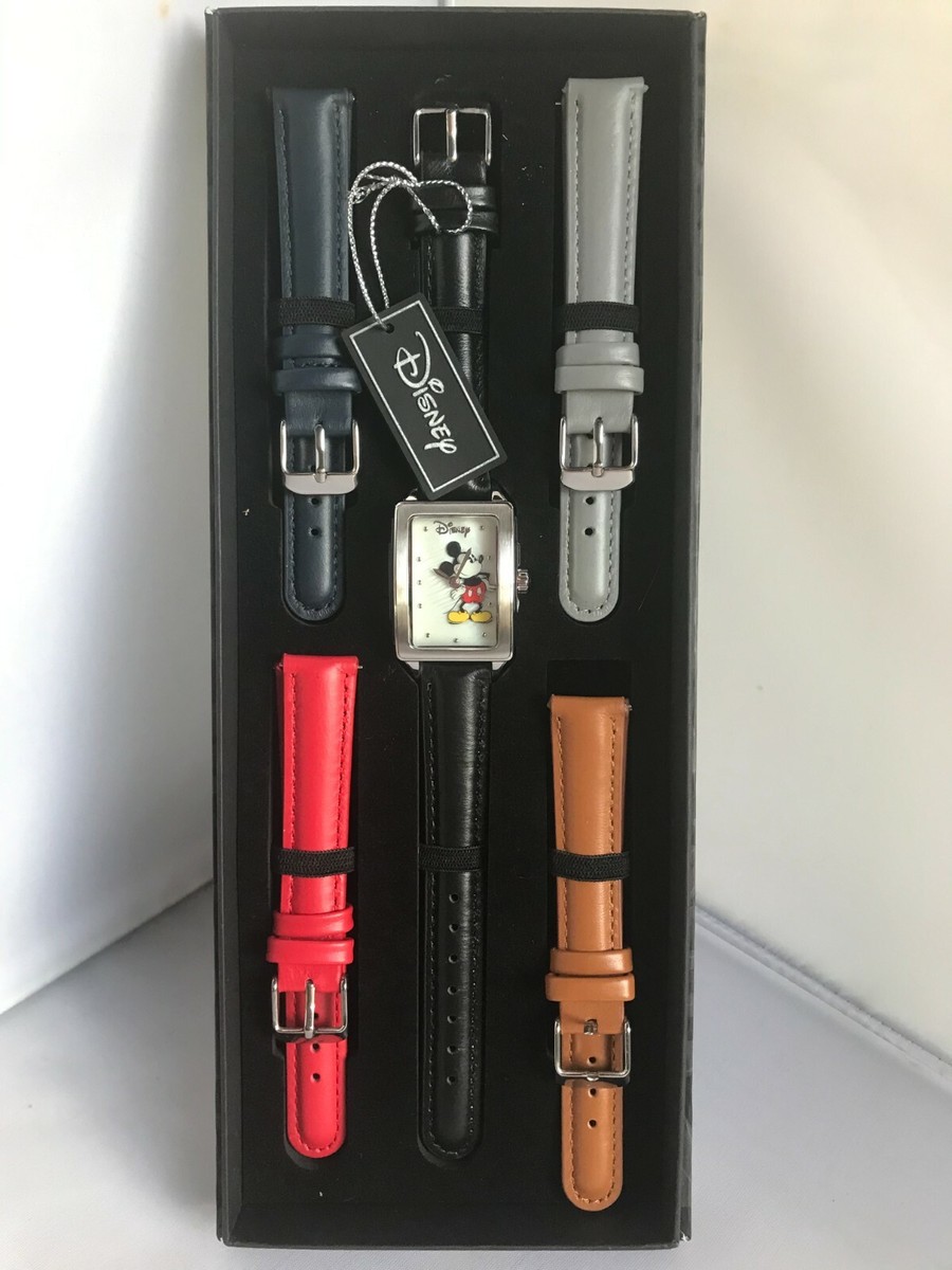 Disney Limited Edition Mickey Mouse Leather Watch Set 5  display picture 1