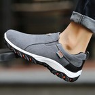 Mens Slip On Waterproof Walking Hiking Trainers Sneakers Size Casual Sport Shoes