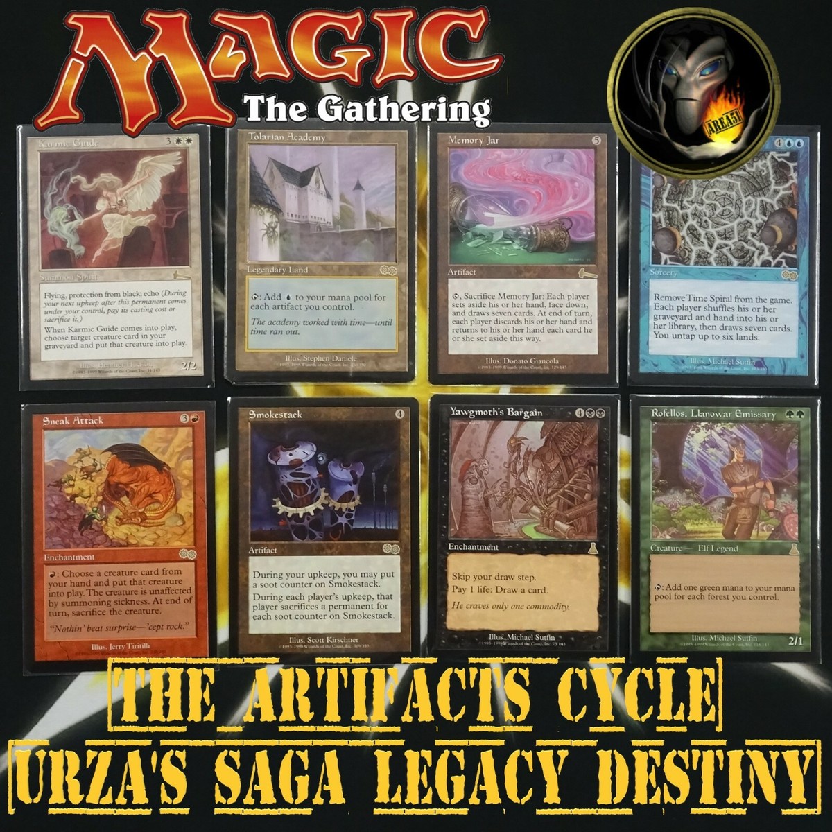 URZA'S Saga Legacy Destiny MULTILIST - Artifacts Cycle - Magic MtG