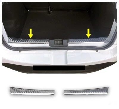 RS CHROME Cromato Protezione Paraurti Interna BRILLANTE 2pz Per DACIA SANDERO III 2020-SU