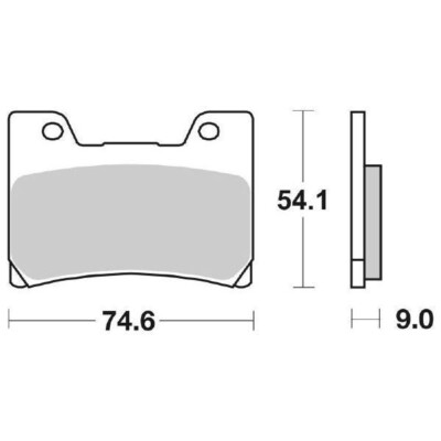 Front Brake Pads SBS 645HS