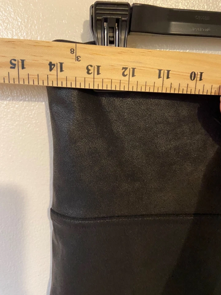 Spanx Women’s Faux Leather Leggings Black Stretch Size XL - Image 4 of 4