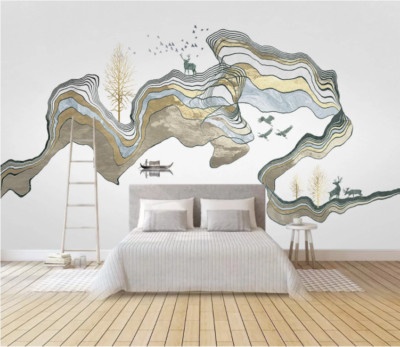 3D Texture Boat ZHUA7789 Wallpaper Wall Murals Removable Self-adhesive Amy