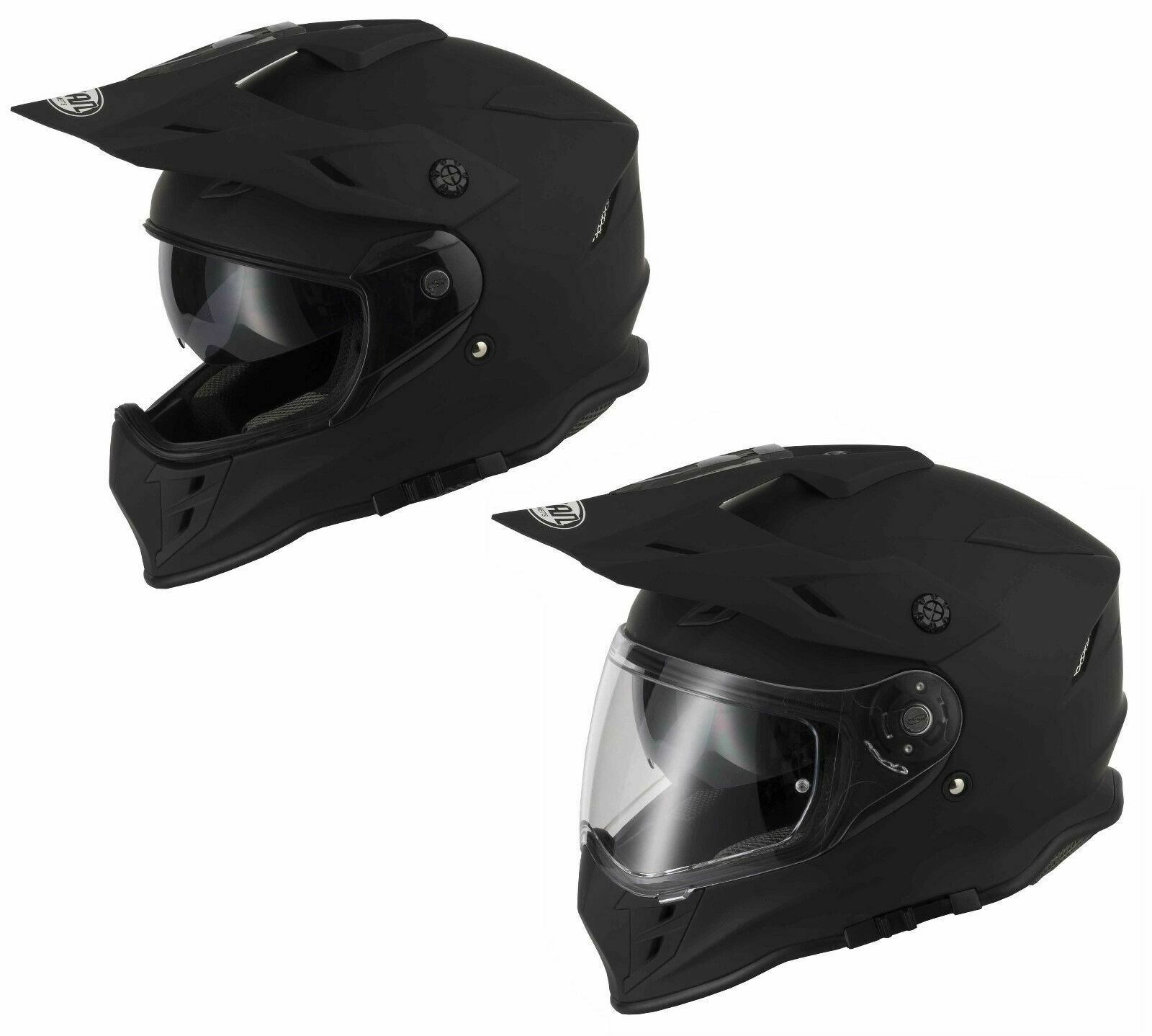 VCAN H331 DUAL SPORT ENDURO MX QUAD OFFROAD MOTORCYCLE HELMET MATT