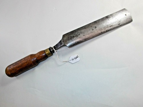 I & H SORBY Vintage 1-9/16" Wide Cut Crank Neck Woodworker's Gouge, Sheffield - Imagen 5 de 6