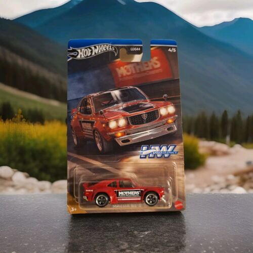 HOT WHEELS ๐.. MAZDA RX-3 .. HW SPEED GRAPHICS.. 4 OF 5 .. 1:64
