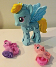 PLAY-DOH MY LITTLE PONY HARD PLASTIC TOY DOLLS (3) - HASBRO