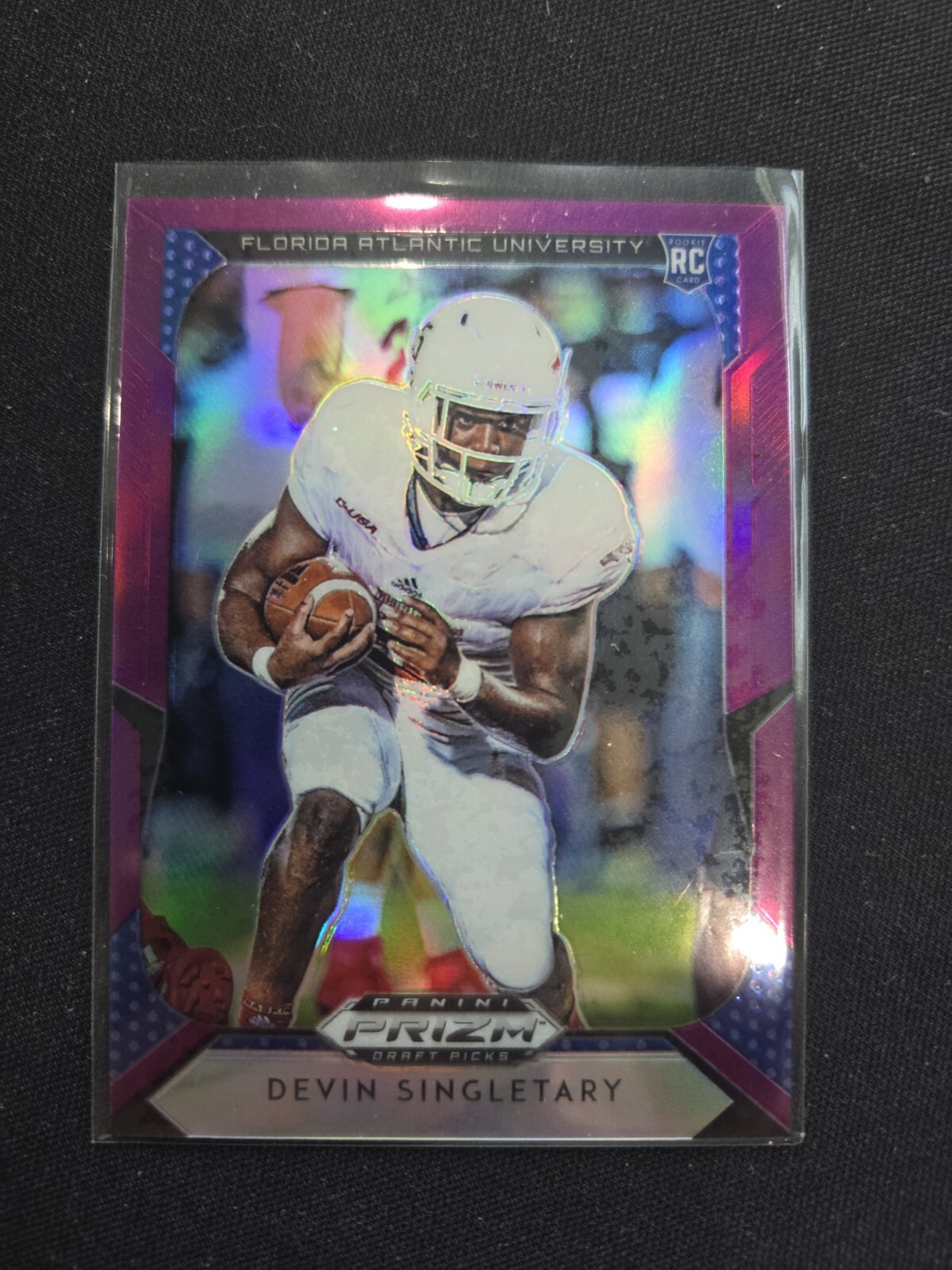 Devin Singletary Panini Prizm Draft Picks #124 Purple
