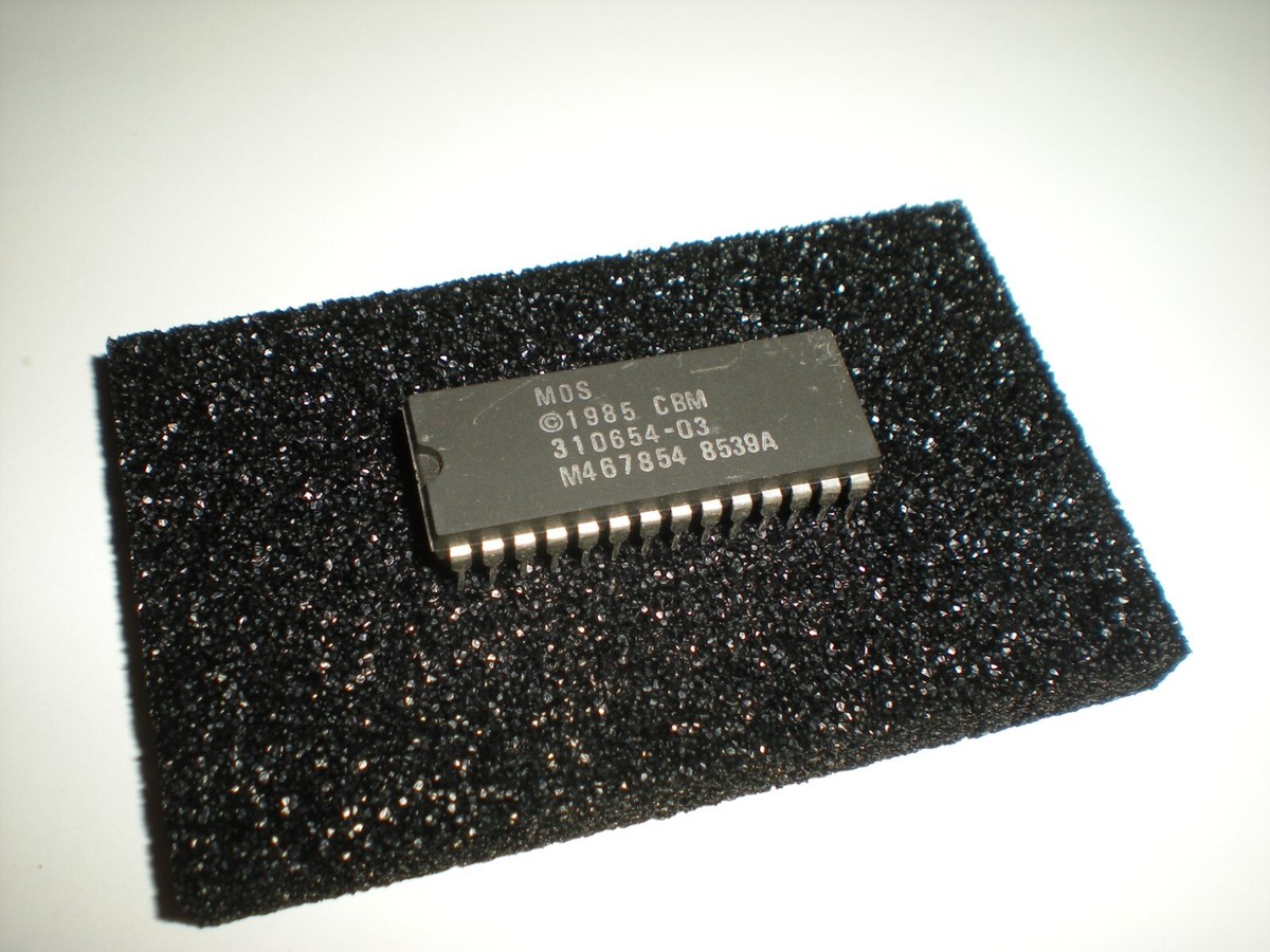 MOS 310654-03 chip for Commodore 1571 disk drive. Nice. Possibly