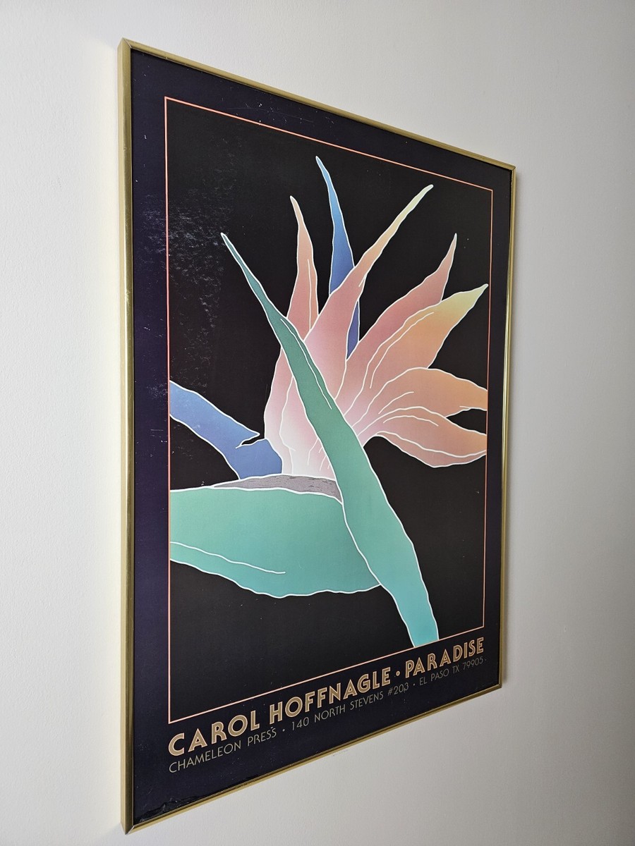 ART - Vintage 1984 Carol Hoffnagle Art Expo Poster Print 28x20
