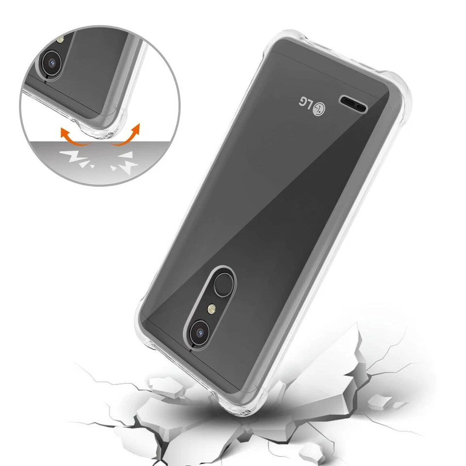 Funda protectora de cojín de aire transparente transparente para LG K30 / K10 2018 Foto 3 de 3